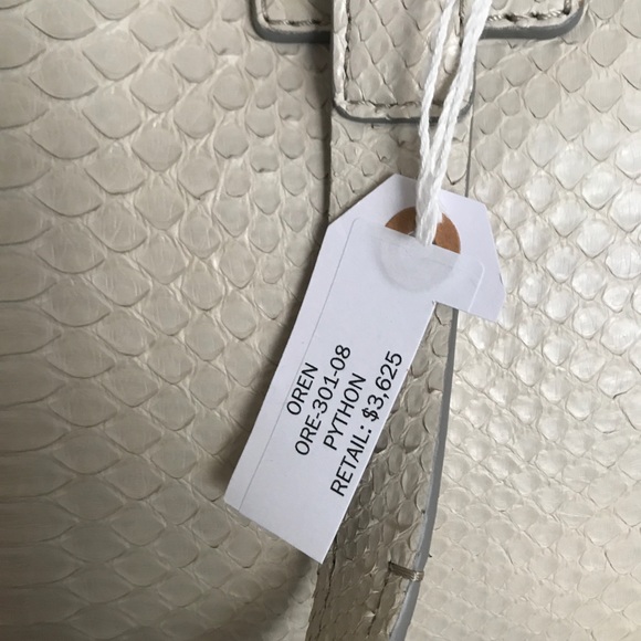 ALEXANDRA CLANCY PYTHON LUXURY HANDBAG NWT - Picture 3 of 6